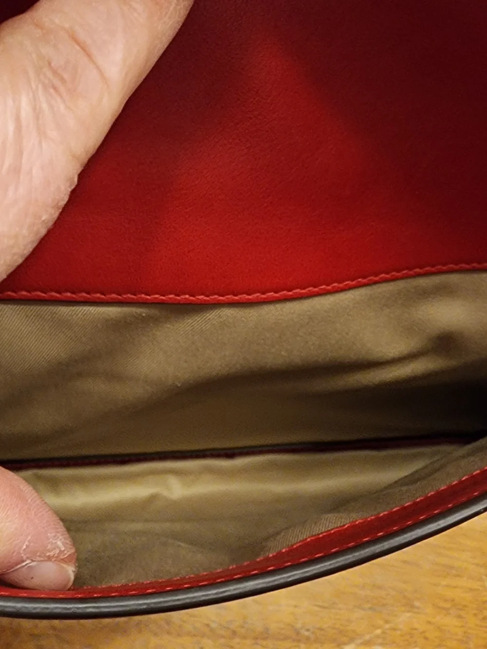red leather Reed Krakoff Boxer tote bag distinctive front belt detail